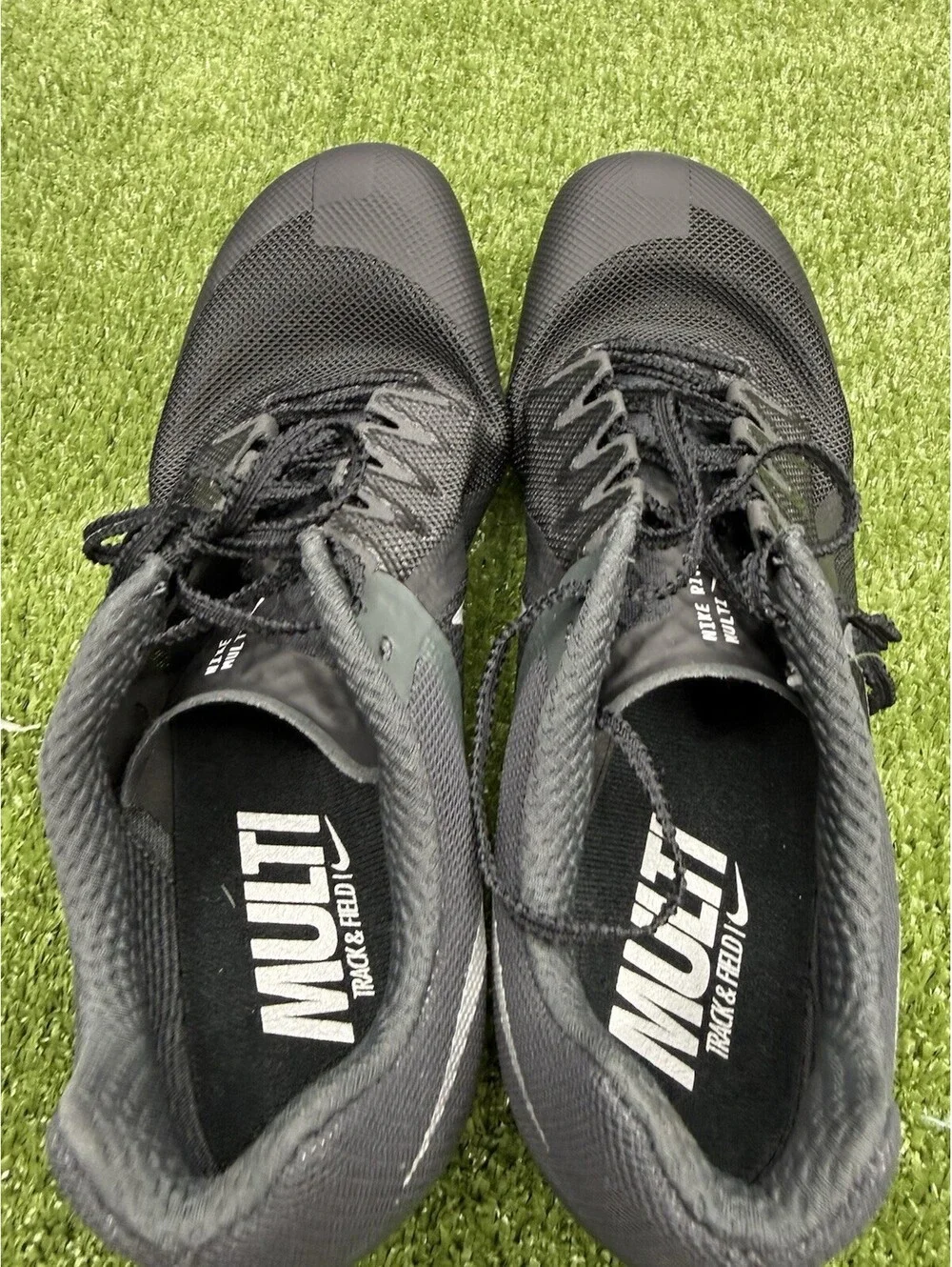 Nike Zoom Rival Multi Mens 10.5 DC8749-001 Black Track Field Spikes Shoes